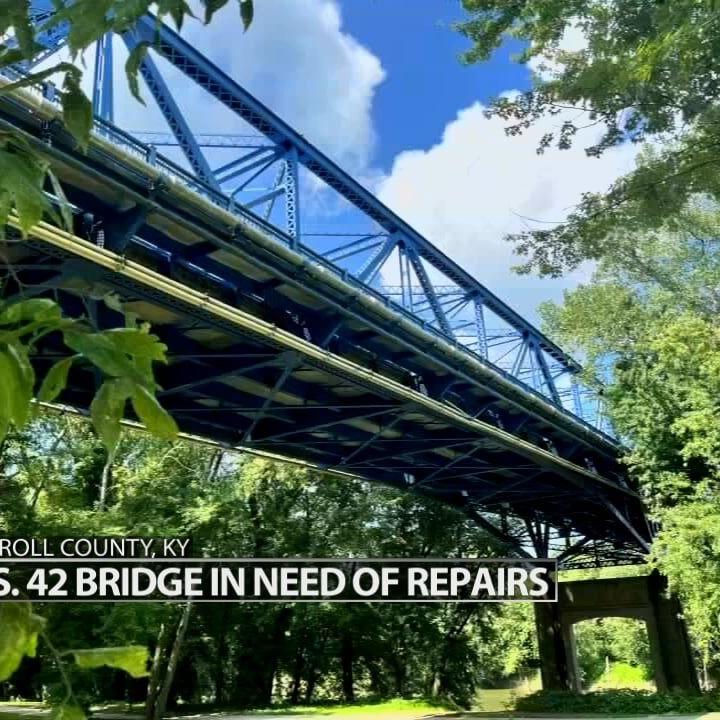 Repairs, closure coming for Kentucky River bridge at Carrollton